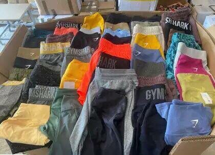 Wholesale Gymshark clothing pallets — wholesale gymshark liquidation pallet — Liquidation Pallet Co Miami