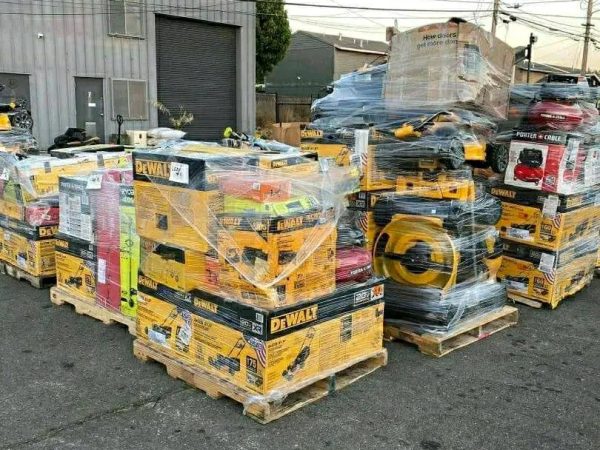 Wholesale Mixed DeWALT and Milwaukee tools pallets — wholesale liquidation pallet for sale —